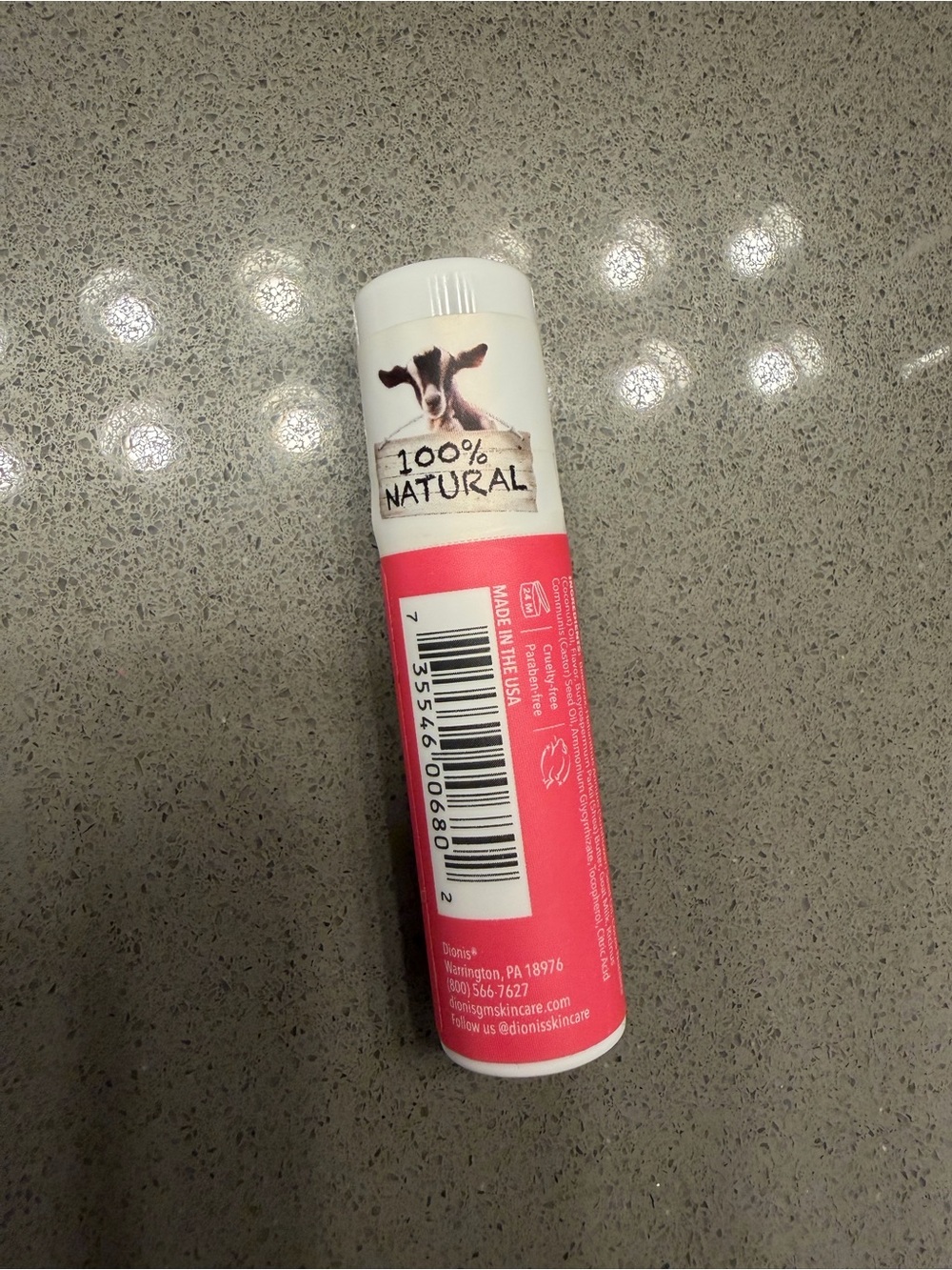 Dionis Goat Milk Lip Balm Watermelon Burst Jumbo NWT Hydrating - Picture 3 of 6